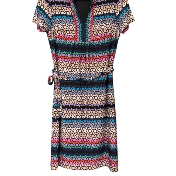 Trina Turk Dresses & Skirts - Trina Turk A line Belted Geometric Print dress large